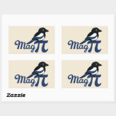 Mag PI Rechthoekige Sticker (Vel)