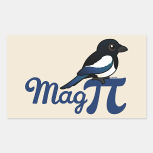 Mag PI Rechthoekige Sticker
