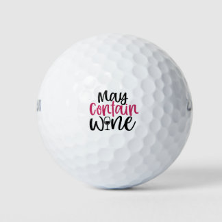 Mag wijn bevatten golfballen