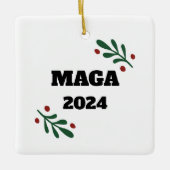 MAGA 2024 Kerstboom Ornament Decor (Voorkant)