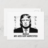 MAGA aangegeven Feestdagenkaart (Voorkant / Achterkant)