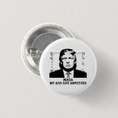 MAGA aangegeven Ronde Button 3,2 Cm (Voorkant /achterkant)