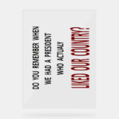 MAGA ACRYL BORD (Voorkant)