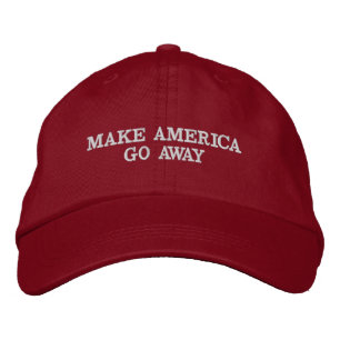 MAGA Anti-Trump-protest Geborduurde Pet