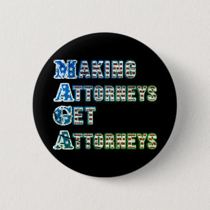 MAGA—Attorney krijgen advocaten, VS vlag Ronde Button 5,7 Cm