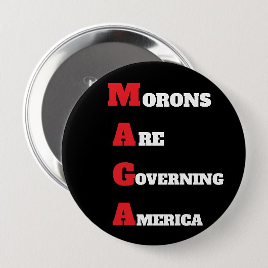 MAGA-Button Ronde Button 4,0 Cm (Voorkant /achterkant)