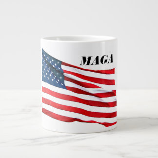 MAGA Flag Coffee Cup Extra Grote Beker