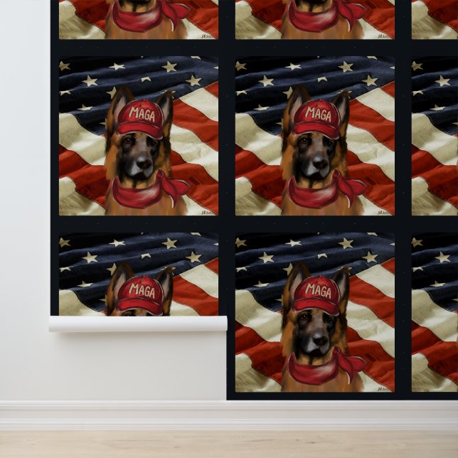 MAGA GERMAN SHEPHERD BEHANG (Applicatie)