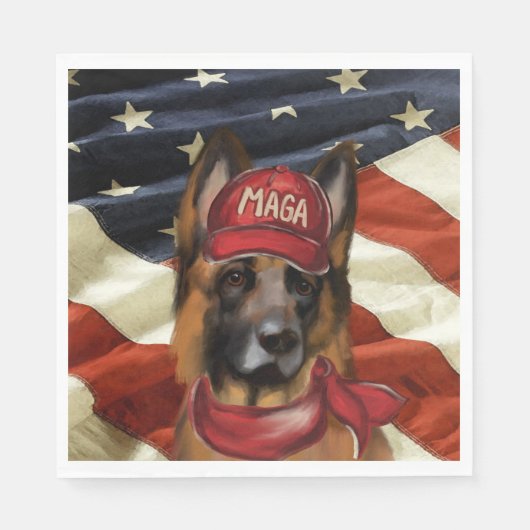 MAGA GERMAN SHEPHERD SERVET (Voorkant)