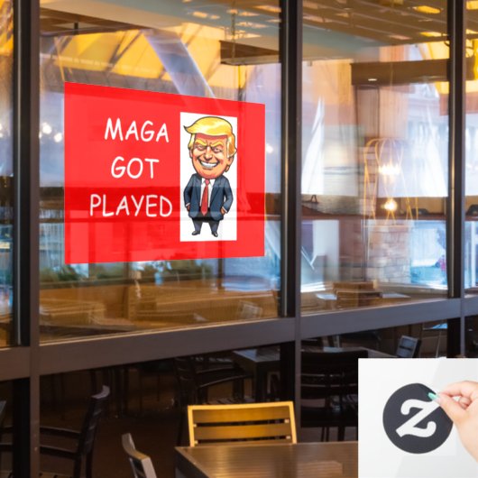 MAGA got played Raamsticker (Restaurant Raam)