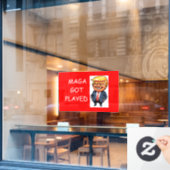 MAGA got played Raamsticker (Cafe Raam)