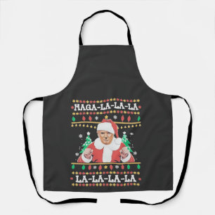Maga La La La Trump Kerstmis Inauguratie 47e Schort