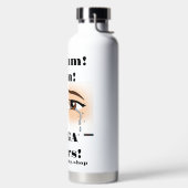 Maga Larmes Bouteille d'eau isolée (Droite)