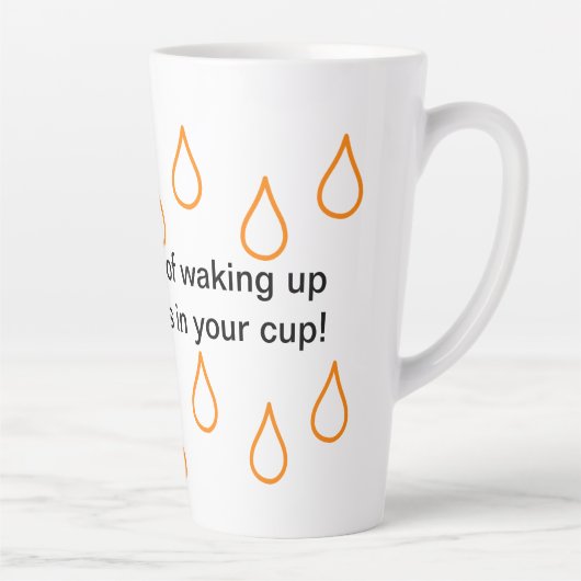 MAGA Larmes latte Mug (Droite)