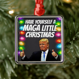 MAGA LITTLE Christmas TRUMP 2024 ORNAMENT CADEAU