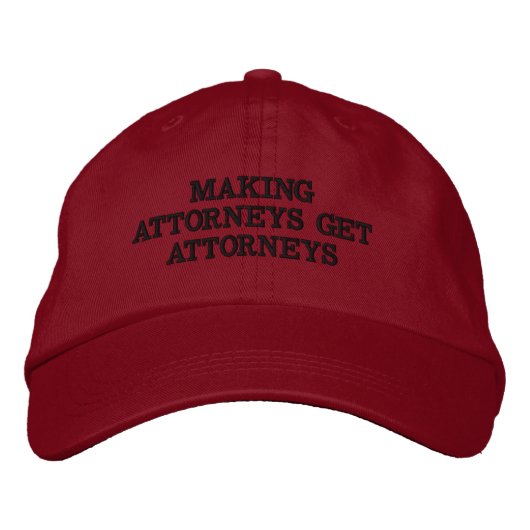 MAGA Making Attorney's krijgen pet van de Attorney (Voorkant)