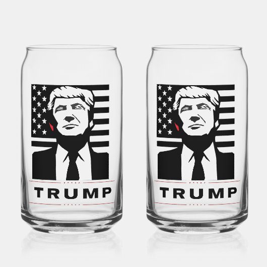 Maga Merch | Ensemble de verre TrumpWear (Recto)