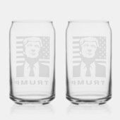 Maga Merch | Ensemble de verre TrumpWear (Verso)