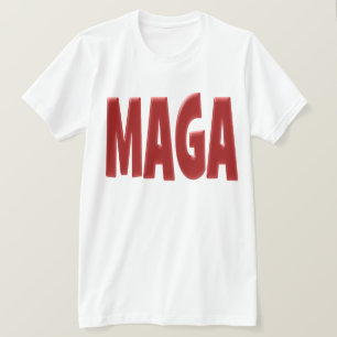 MAGA met rode tekst T-shirt