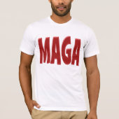 MAGA met rode tekst T-shirt (Voorkant)