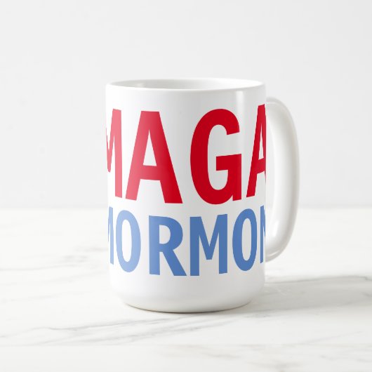MAGA MORMON Mug (Devant droit)
