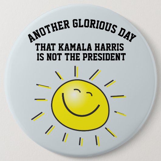 MAGA PATRIOT FUNNY ANTI-KAMALA GROTE Button (Voorkant)
