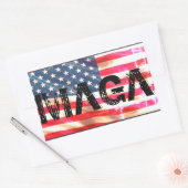 MAGA RECHTHOEKIGE STICKER (Envelop)