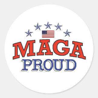 MAGA Ronde Sticker