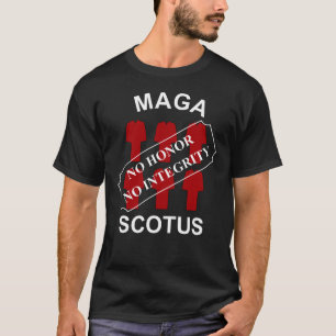 MAGA SCOTUS in witte tekst T-shirt