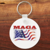 MAGA sterren en strepen Sleutelhanger (Voorkant)
