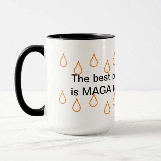 MAGA-tranen 15oz combinatiemogelijkheden Mok (Links)