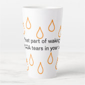 MAGA-tranen latte Mok (Voorkant)