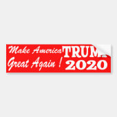 MAGA TRUMP 2020 BUMPERSTICKER (Voorkant)