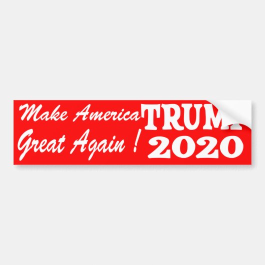 MAGA TRUMP 2020 BUMPERSTICKER (Voorkant)