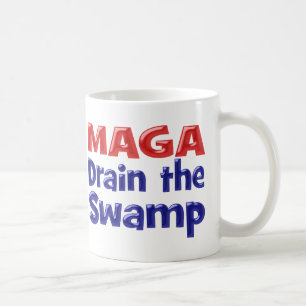 MAGA Zuig het moerasblauwe moeras rood op Koffiemok