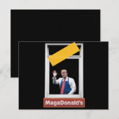 Magadonalds Trump 2024 Briefkaart (Voorkant / Achterkant)
