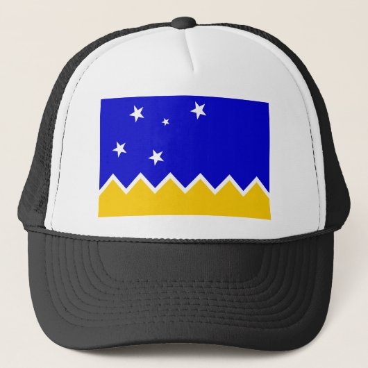 Magallanes, Chili, Antarctica-vlag Trucker Pet (Voorkant)