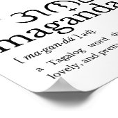 Maganda Définition Mur Art Philippine Poster cadea (Coin)