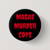 MAGAS MURDER COPS-knop Ronde Button 3,2 Cm (Voorkant)