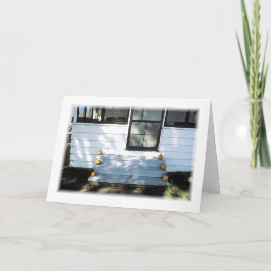 Magasin agricole avec carte de voeux vierge Citrou (Devant)