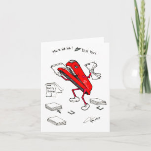 Magasin dans une carte d'anniversaire d'entrepôt d