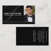 Magasin de smoking - carte de visite (Devant / Derrière)