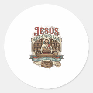 Magasin Général Jésus Étiquette Magasin Général Jé