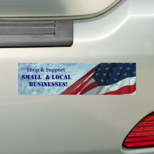 Magasiner et soutenir Petites entreprises Sticker  (En voiture)