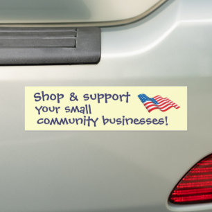 Magasiner et soutenir Petites entreprises Sticker