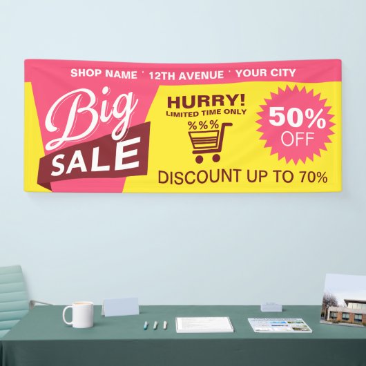 Magasiner la vente rabais Bannière Commerce profes (Salon professionnel)