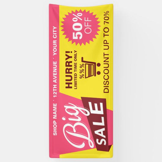 Magasiner la vente rabais Bannière Commerce profes (Vertical)