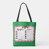 Magasinez pour le Sac fourre-tout Naughty ou Nice (Dos)