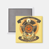 Magazijn 13 Steampunk Secret Service Badge Magnet Magneet (Voorkant / Achterkant)