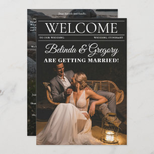 Magazine Editorial Photo Mariage Programme Itinéra